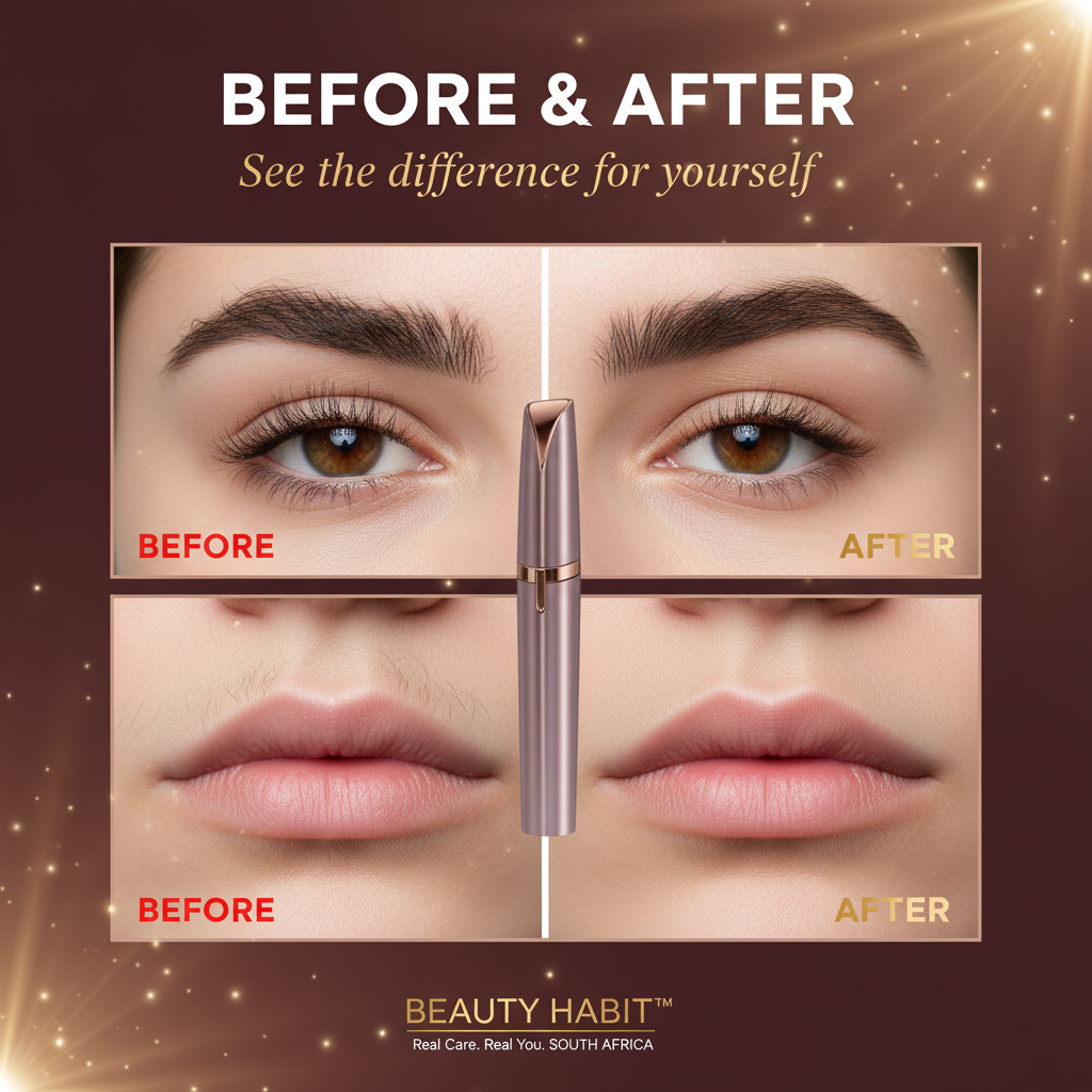 Beauty Habit Before After Contrast